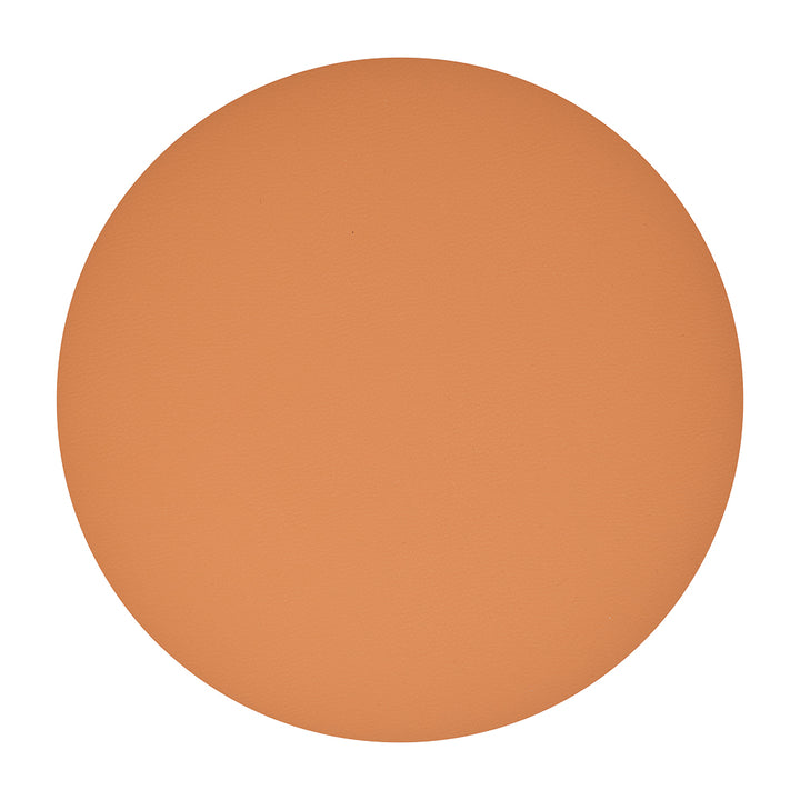 Placemat Round - Recycled Leather