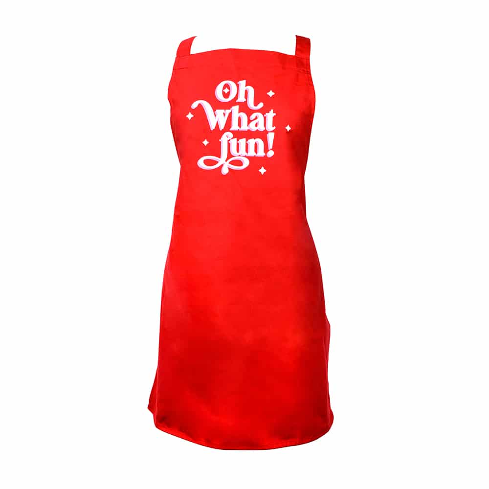 Oh What Fun - Christmas apron