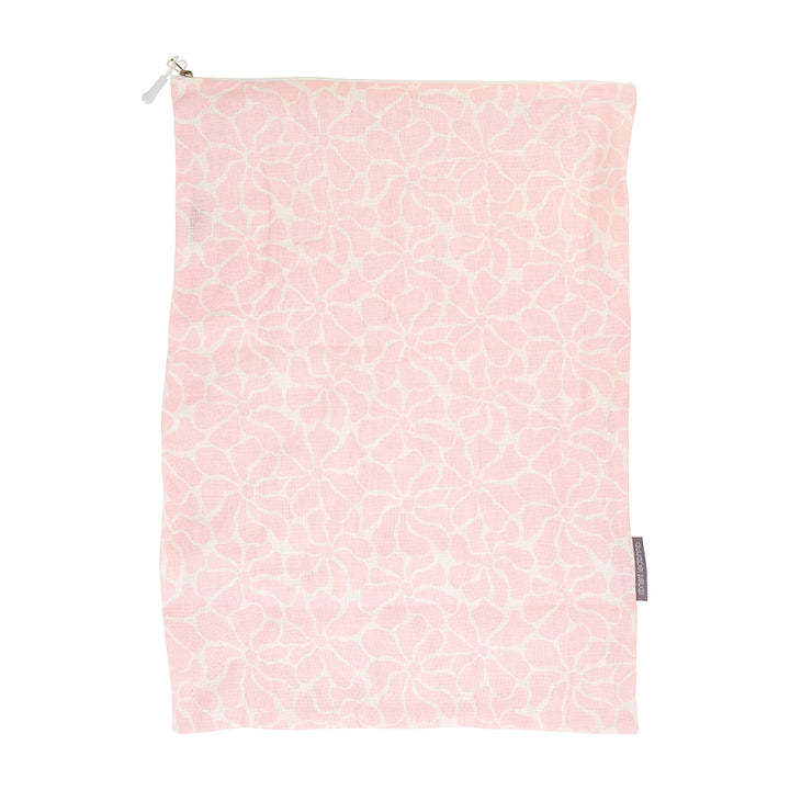 Laundry Bag - Linen - Pink Petal Floral