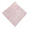 baby Muslin security blanket - gingham  pink clay
