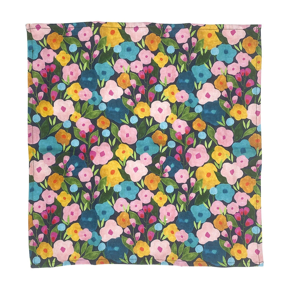 Napkin Set - Linen - Spring Blooms