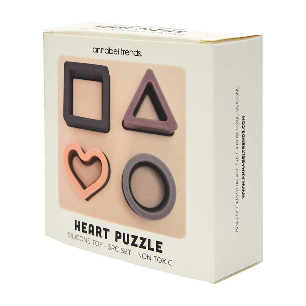 Silicone Puzzle - Heart