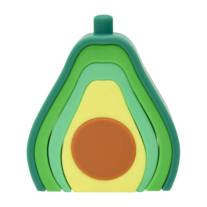 Silicone Stackable Toy - Avocado