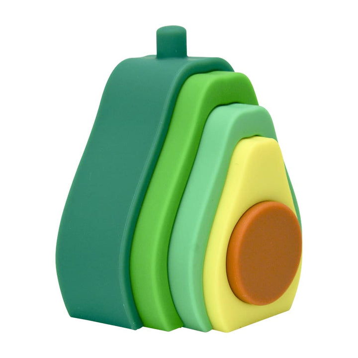 Silicone Stackable Toy - Avocado