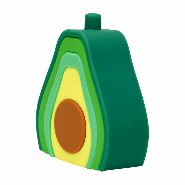 Silicone Stackable Toy - Avocado