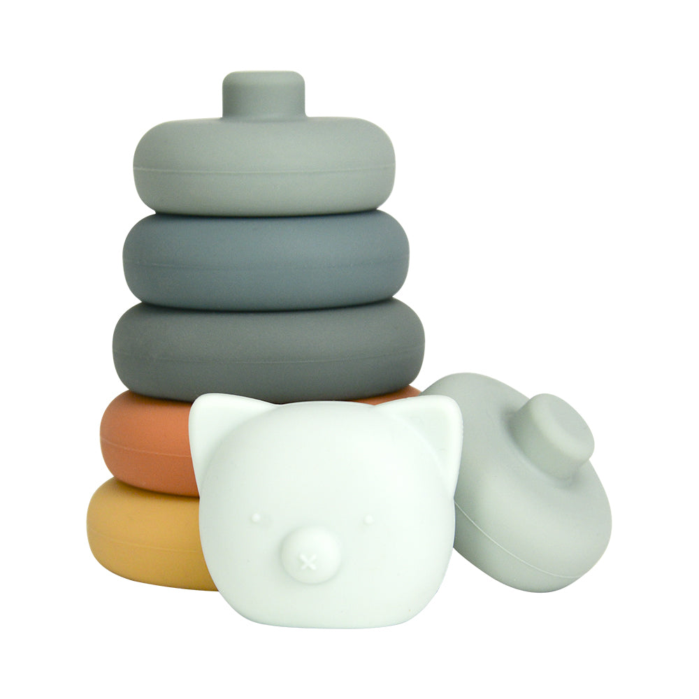 Silicone Stackable Toy - Bear