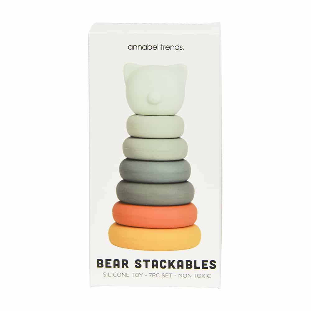 Silicone Stackable Toy - Bear