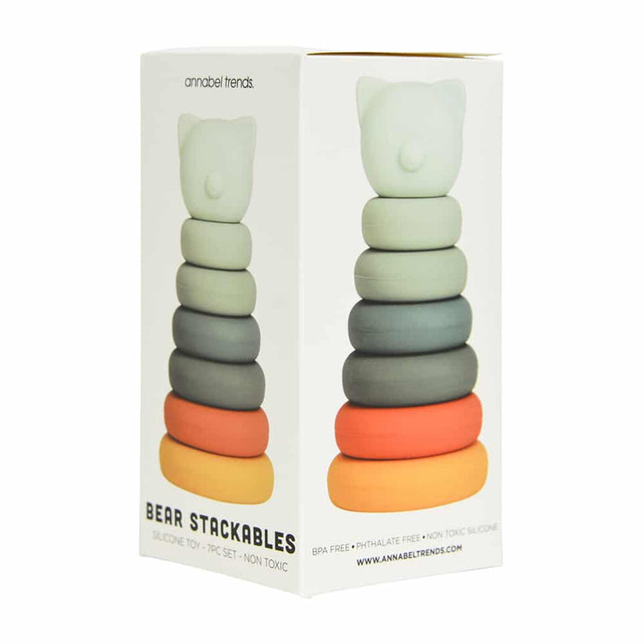 Silicone Stackable Toy - Bear