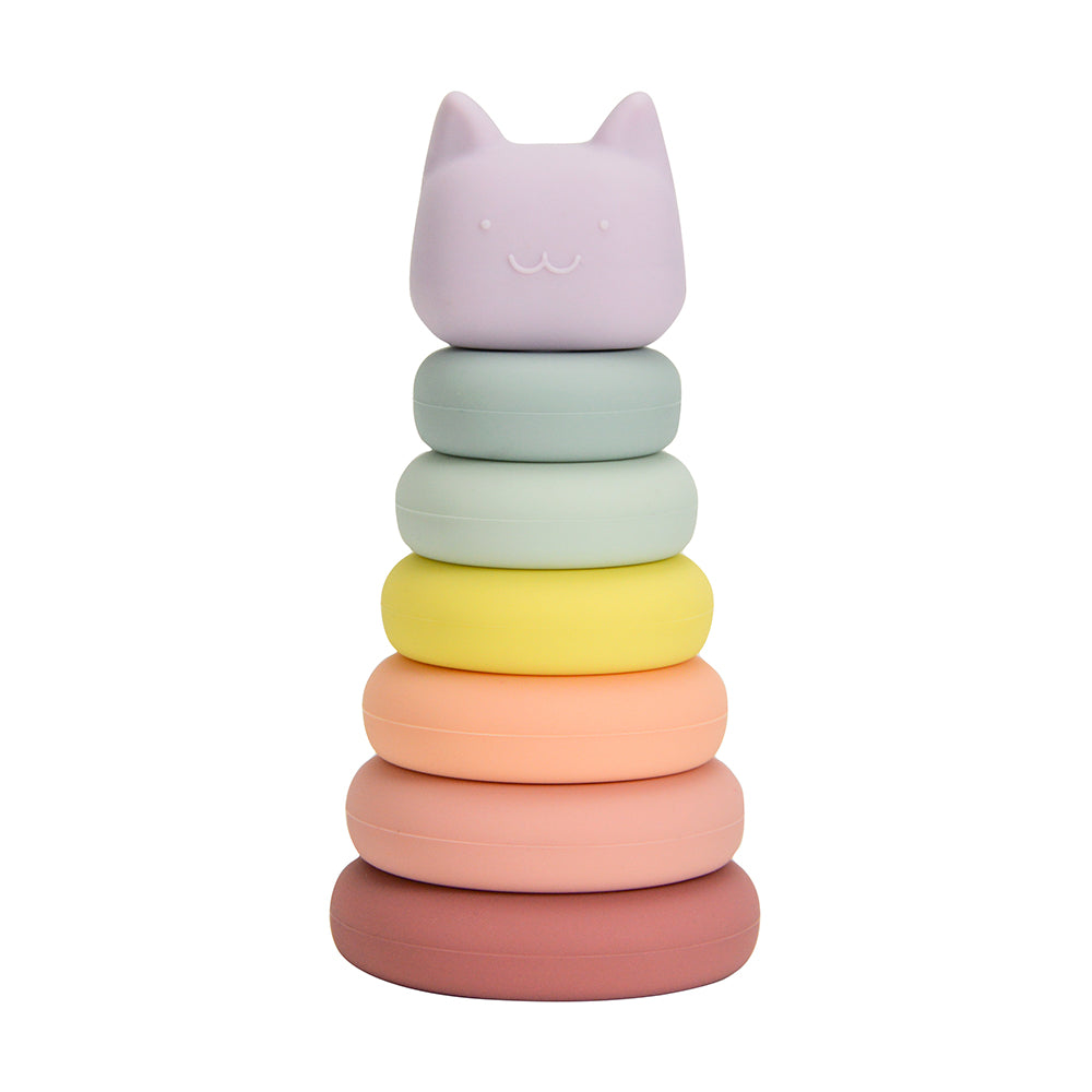 Silicone Stackable Toy - Cat