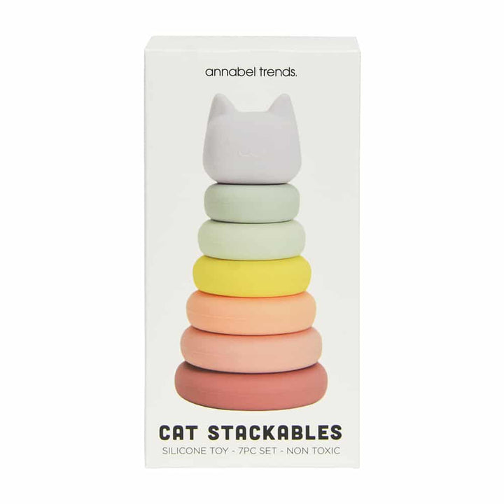 Silicone Stackable Toy - Cat
