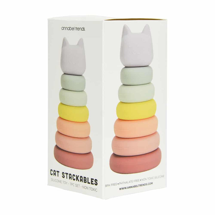 Silicone Stackable Toy - Cat