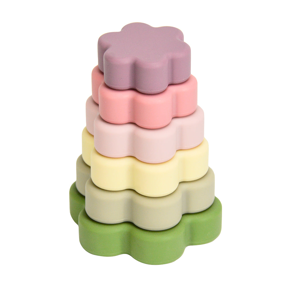 Silicone Stackable Toy - Flower