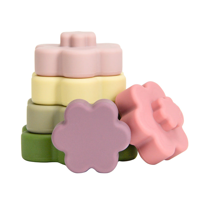 Silicone Stackable Toy - Flower