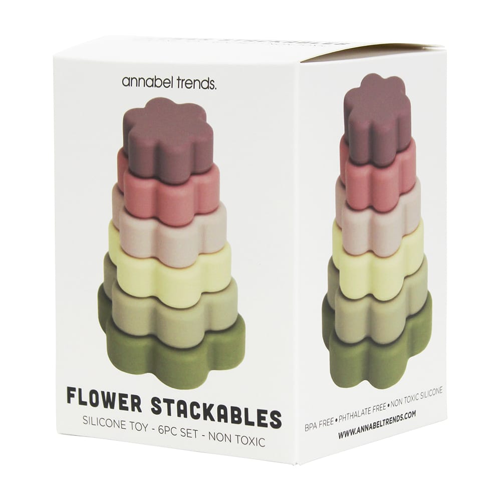 Silicone Stackable Toy - Flower