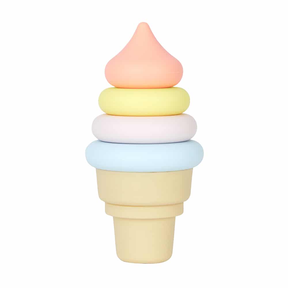 Silicone Stackable Toy - Ice Cream