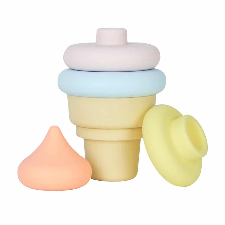 Silicone Stackable Toy - Ice Cream