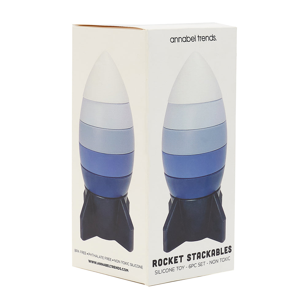 Silicone Stackable Toy - Rocket