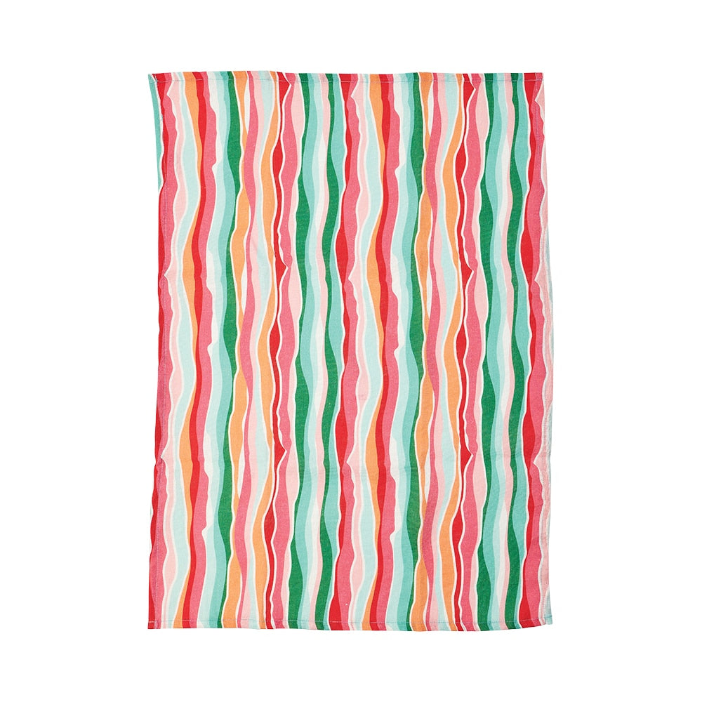 Tea Towel - Linen - Sherbet Ribbons