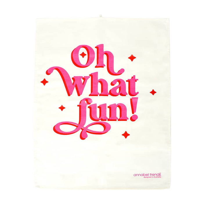 Tea Towel - Christmas  - Oh What Fun