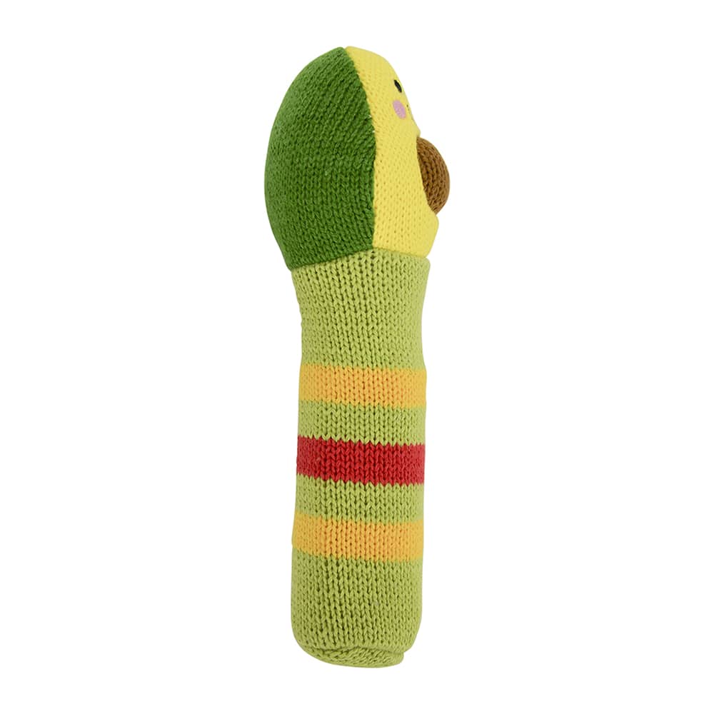 Hand Rattle - Knit - Avocado