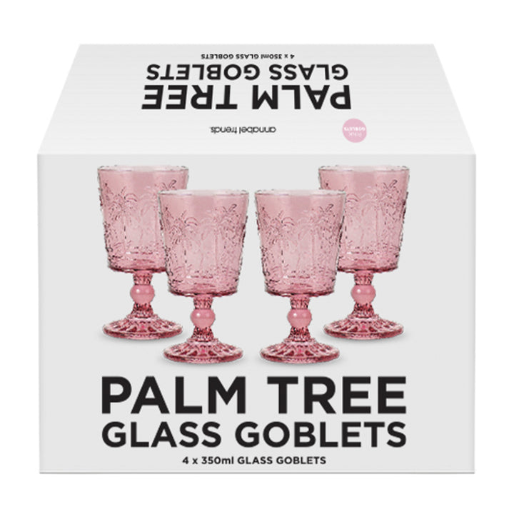 Goblet Set - Palm Tree