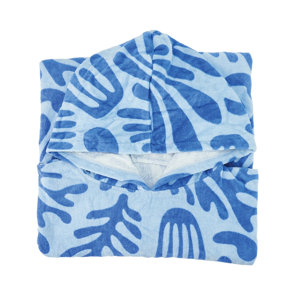 Blue Coral beach poncho