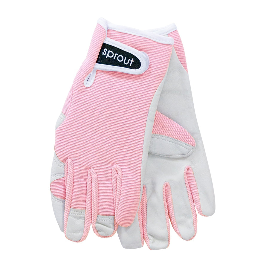 Sprout garden gloves - crystal pink