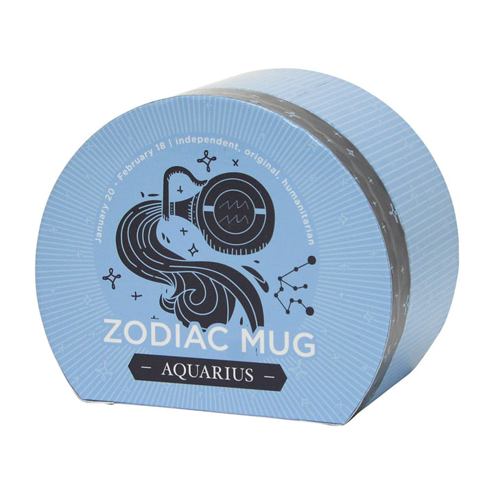 Zodiac Mug in packaging - Aquarius