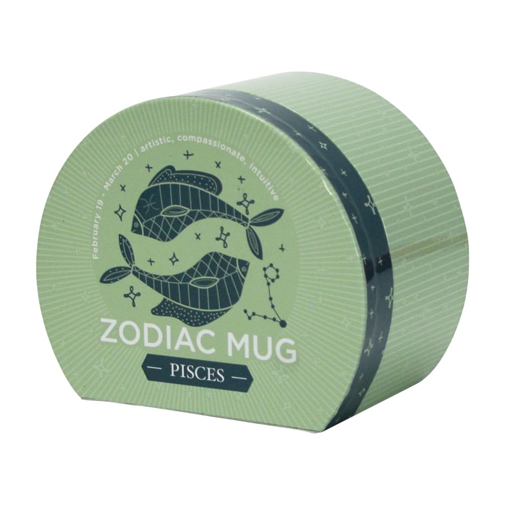 Zodiac Mug in packaging - pisces