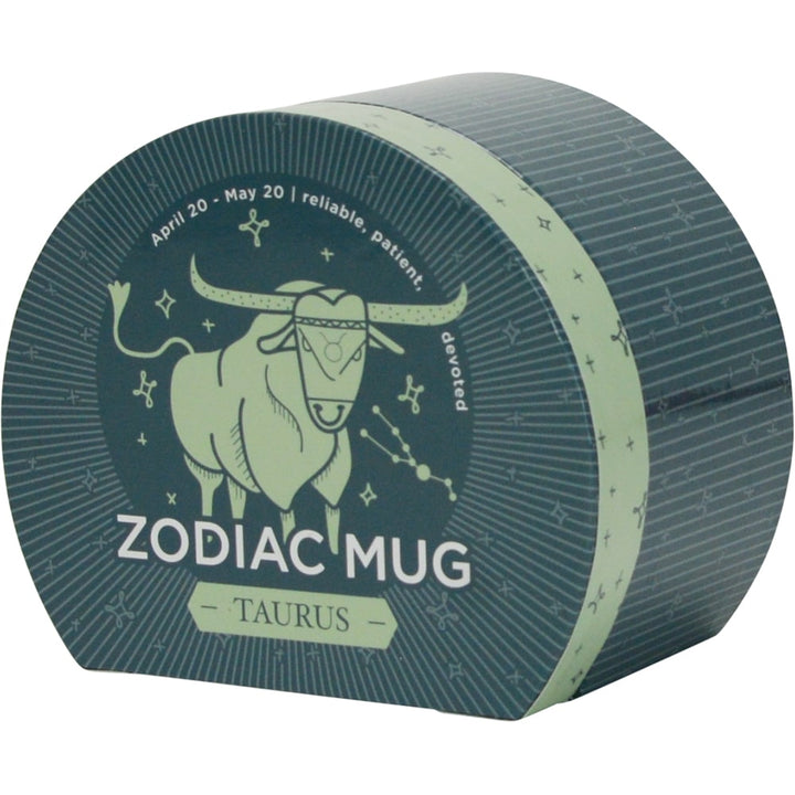 Zodiac Mug in packaging - taurus