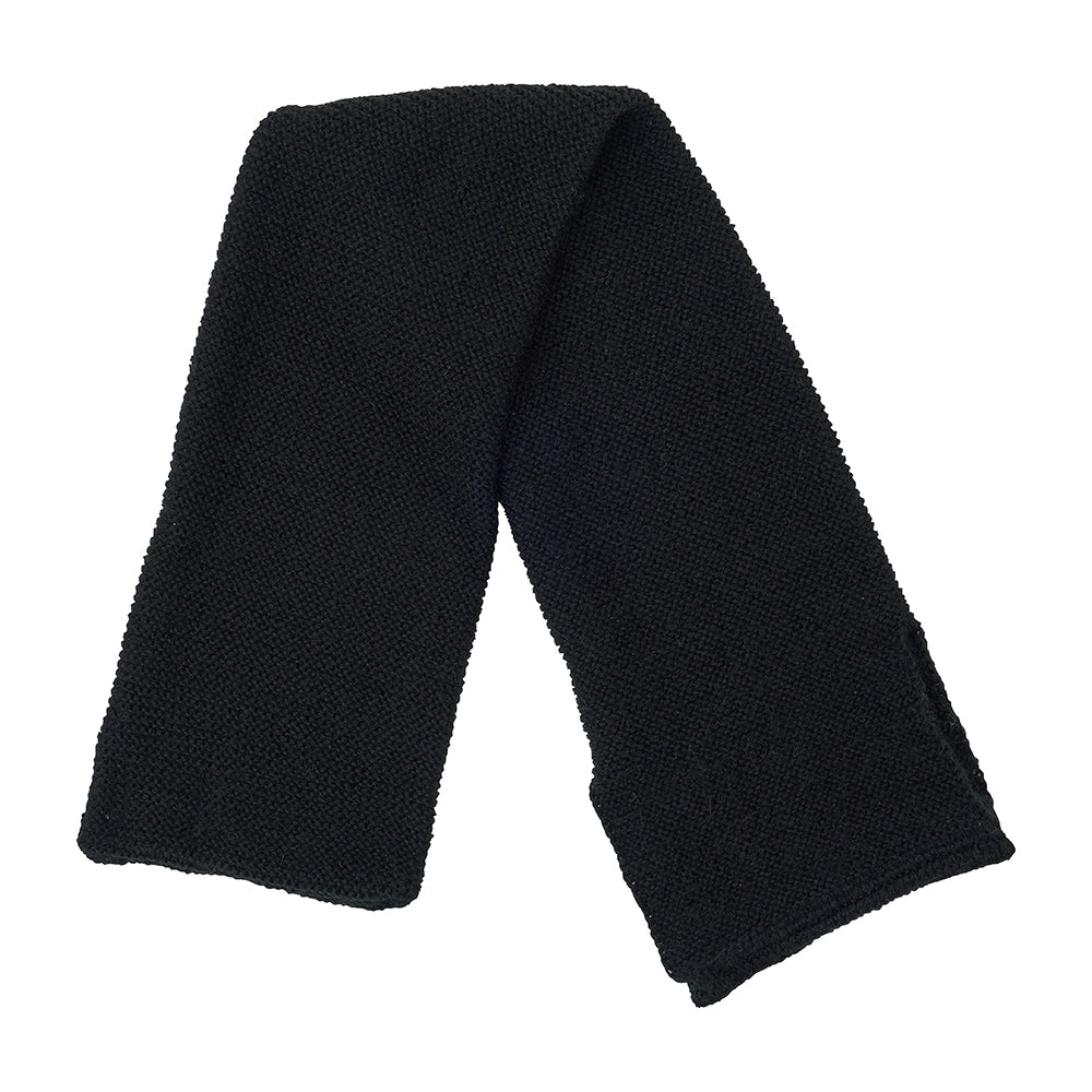 Scarf- Slip Through Knit - Black – Annabel Trends