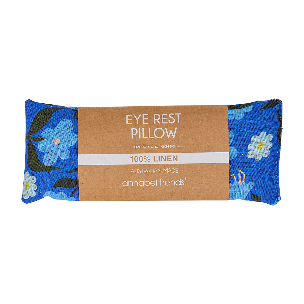 Eye Rest Pillow - Linen - Nocturnal Blooms