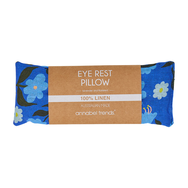 Eye Rest Pillow - Linen - Nocturnal Blooms