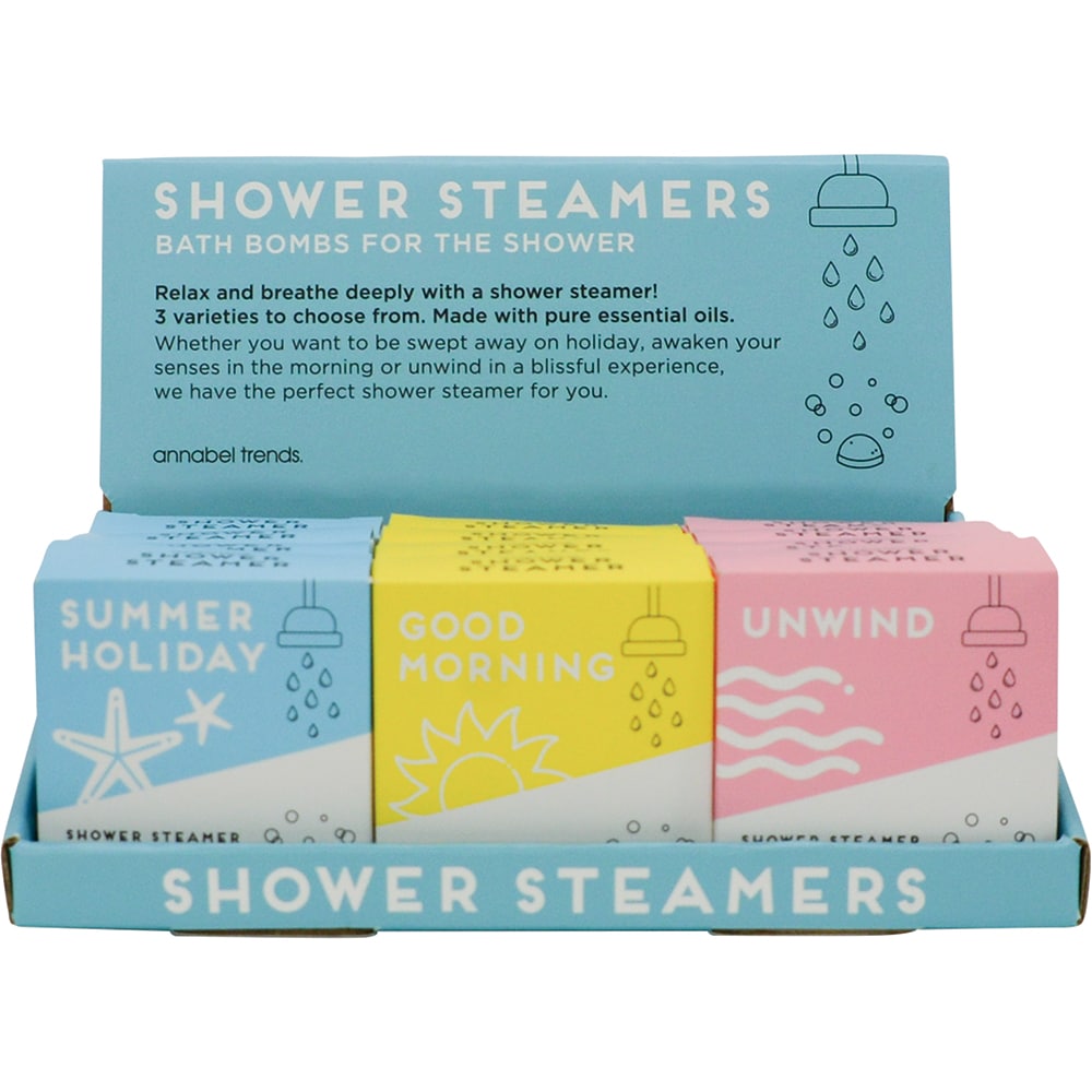 Shower Steamers - Holiday - Counter Pack of 18