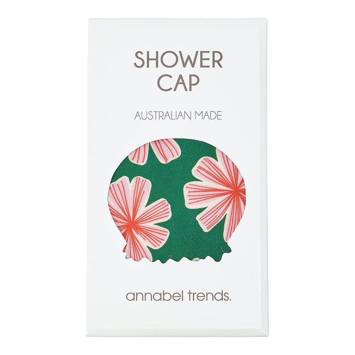Shower Cap - Cotton -  Bold Blooms