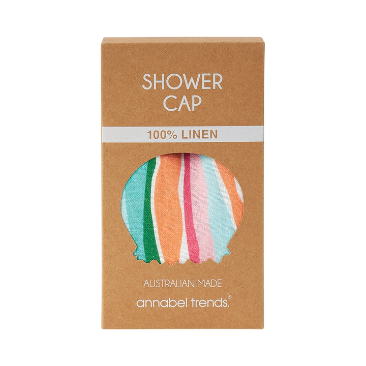 Shower Cap - Linen - Sherbet Ribbons