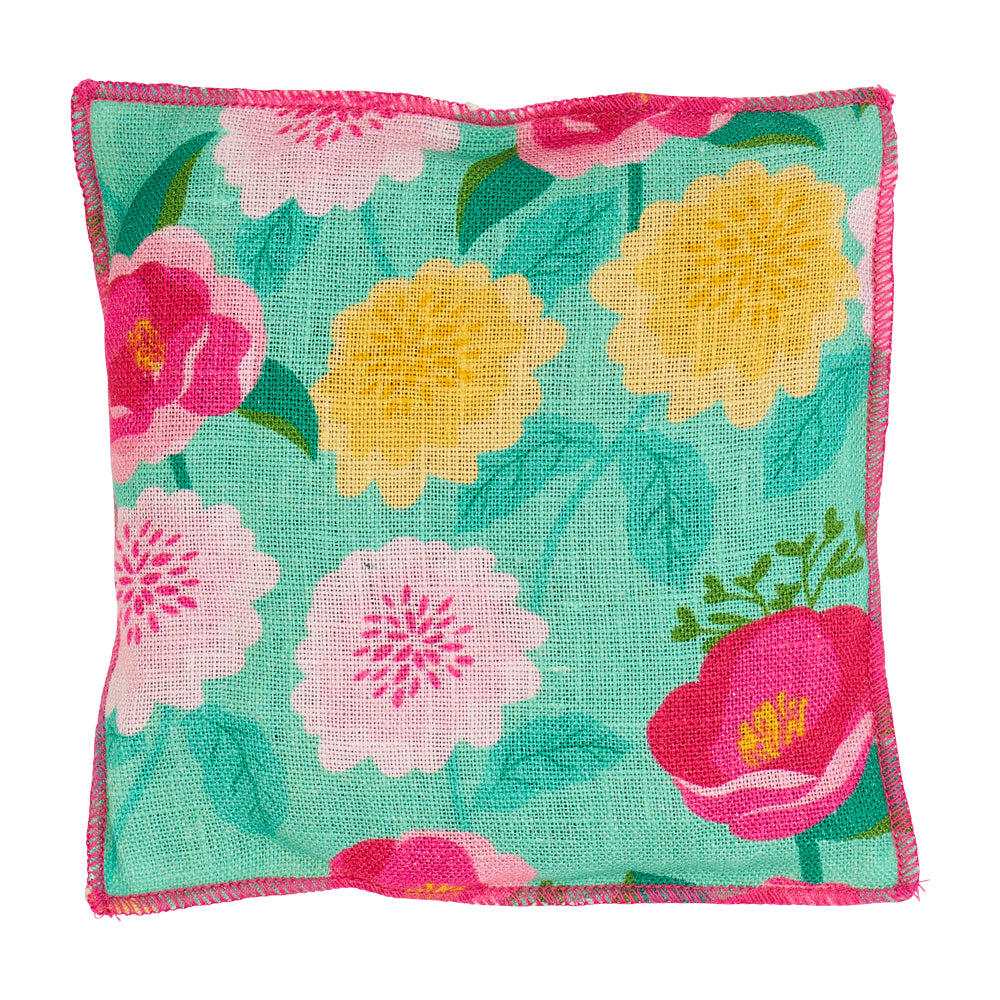 Drawer Sachet - Linen - Camellias Mint