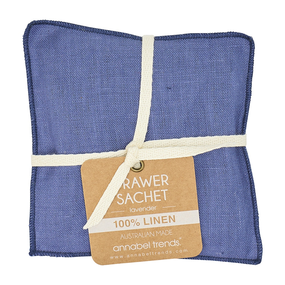Drawer Sachet - Linen - Pacific Blue