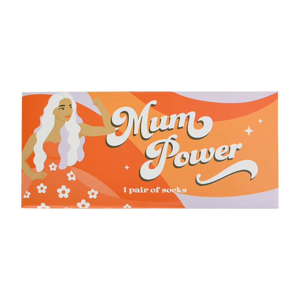 Mum Power, boxed socks