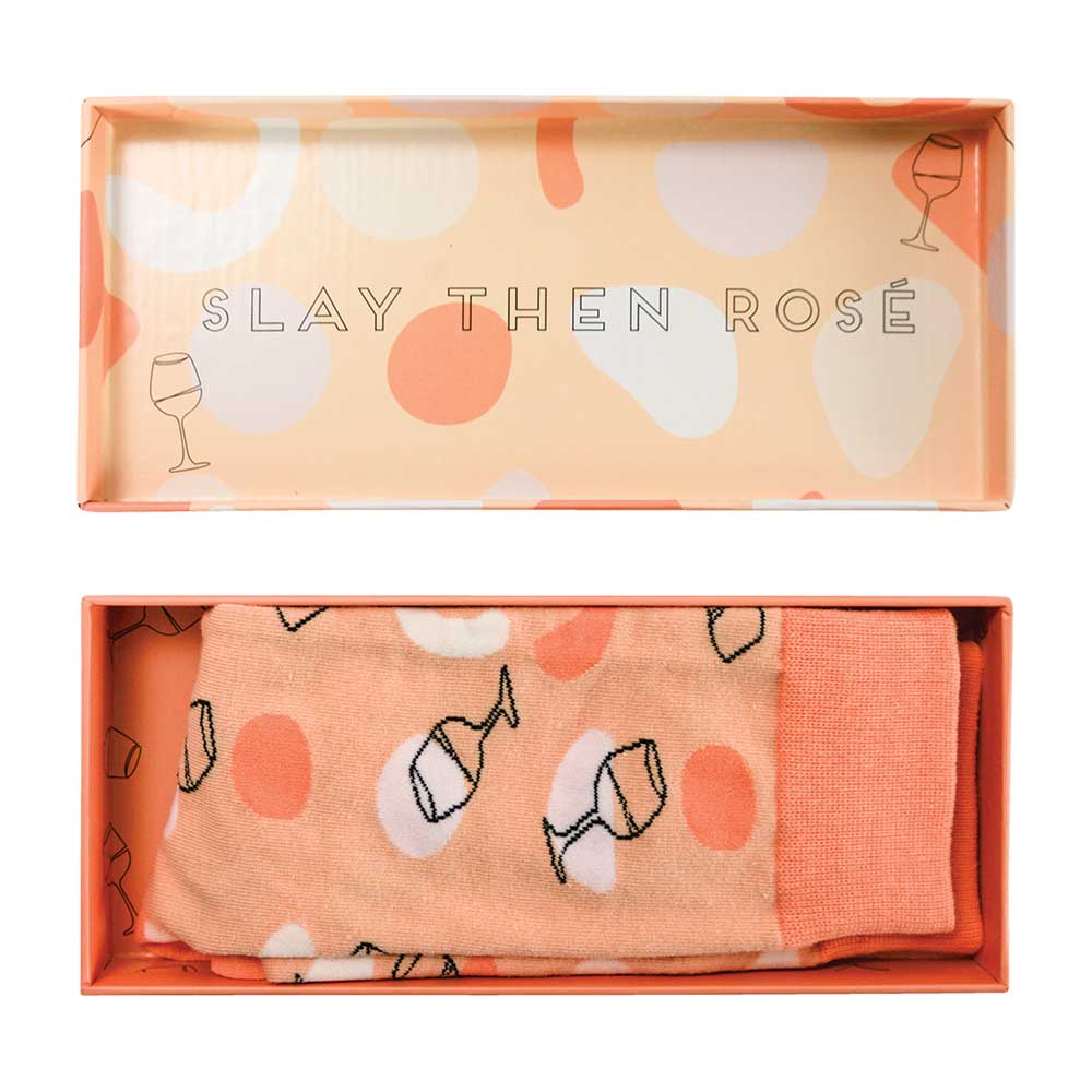 Give me rose and tell me I'm pretty boxed socks