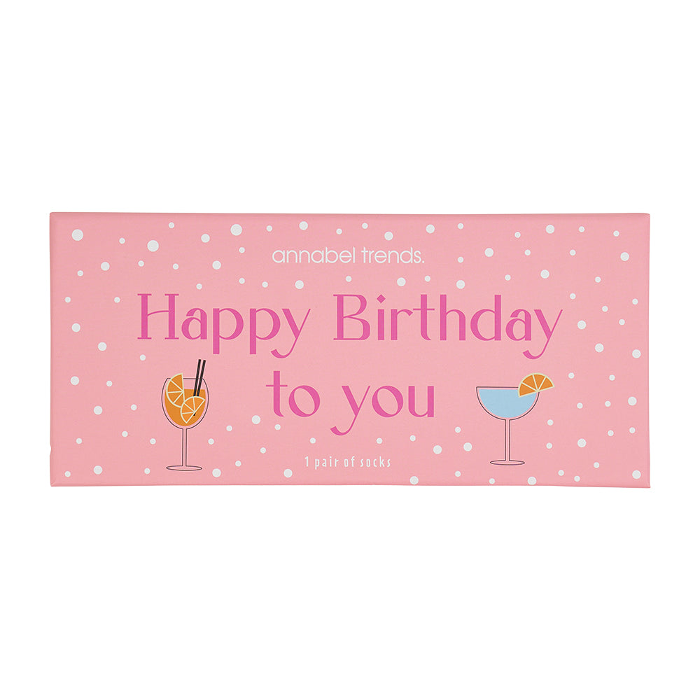 Boxed Socks - Happy Birthday To You – Annabel Trends