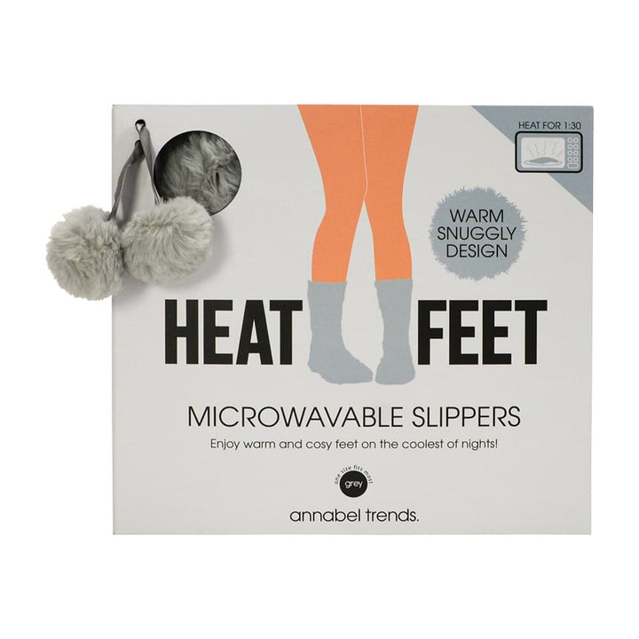 Heat Feet Slippers - Grey