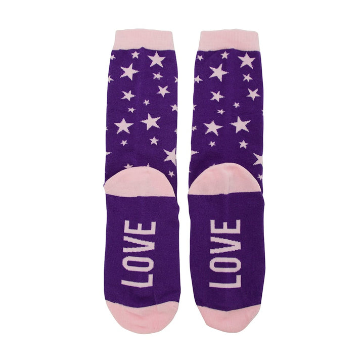 Super Max & Bryce - Socks - Love - Purple & Pink