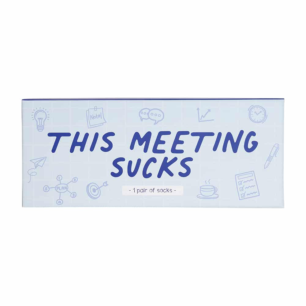 Socks - Boxed - This Meeting Sucks