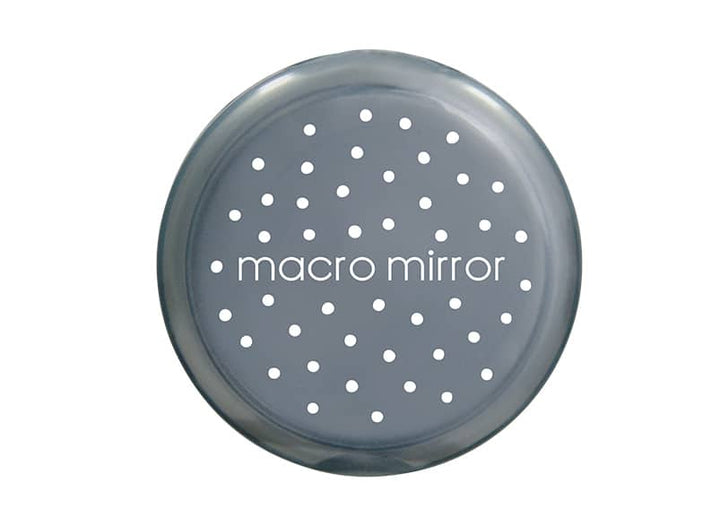 Silver compact mirror