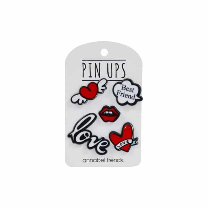 Pin up pin - love