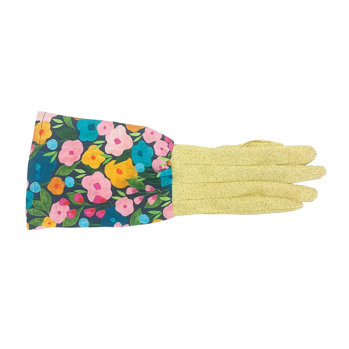 Long Sleeve Garden Gloves - Linen - Spring Blooms