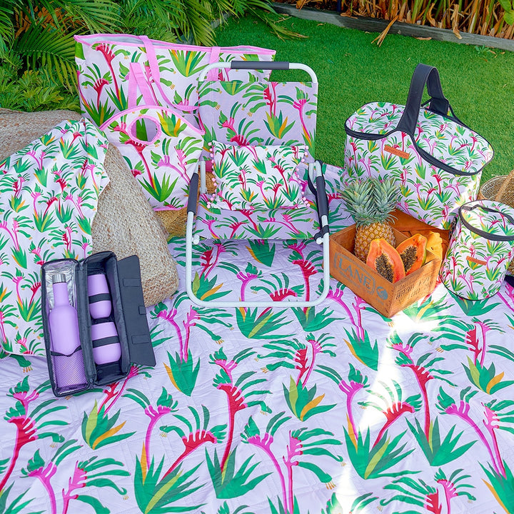Inflatable Beach Pillow - Kangaroo Paw Pink