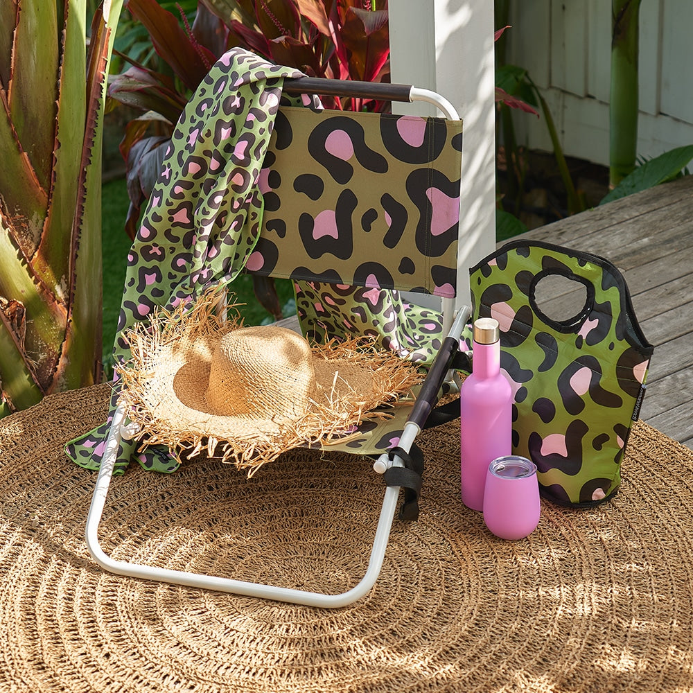 Leopard beach chair outlet