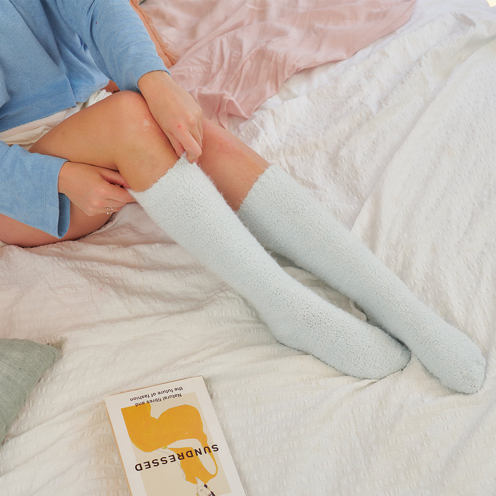 Ladies knee high bed socks store